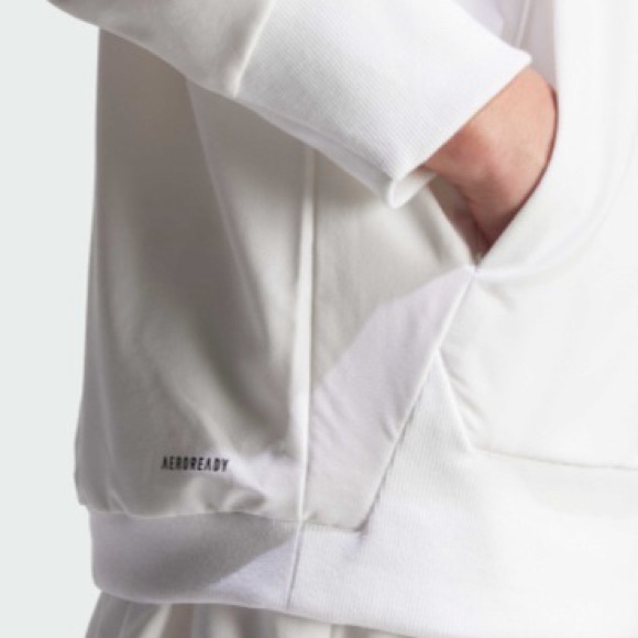 Adidas Aeroready Z.N.E. Wind&Waterresistant Fully Lined LS Sweatshirt/Jacket - Picture 4 of 15